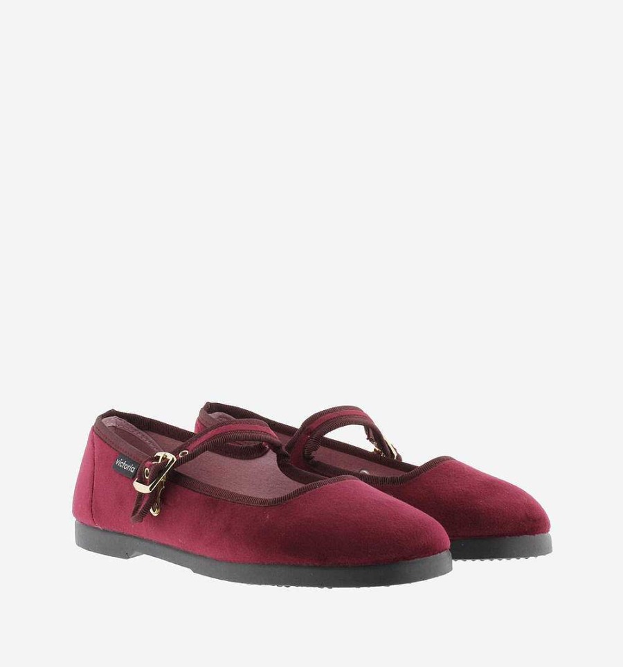 Mujer Calzados Victoria Bailarinas|Zapatos Slip-On | Mercedita Terciopelo Gong-Fu