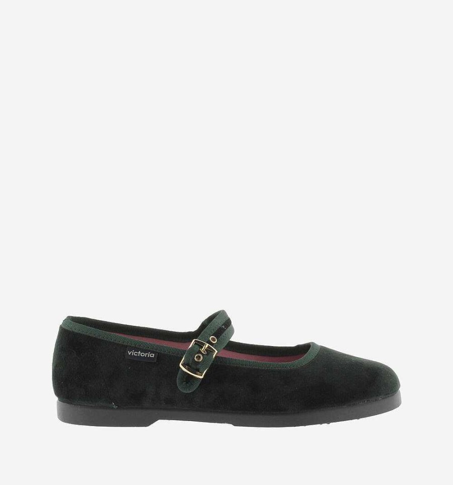 Mujer Calzados Victoria Bailarinas|Zapatos Slip-On | Mercedita Terciopelo Gong-Fu