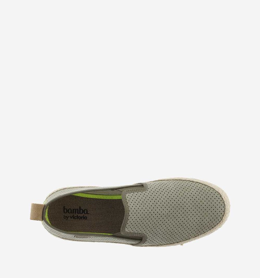 Hombre Calzados Victoria Zapatos Slip-On | Andre Perforado Ante Sintético Elástico