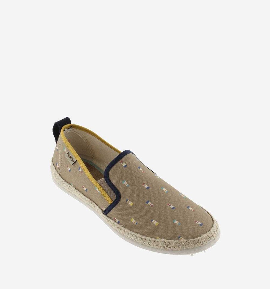 Hombre Calzados Victoria Zapatos Slip-On | Andre Lona Elástica Estampada