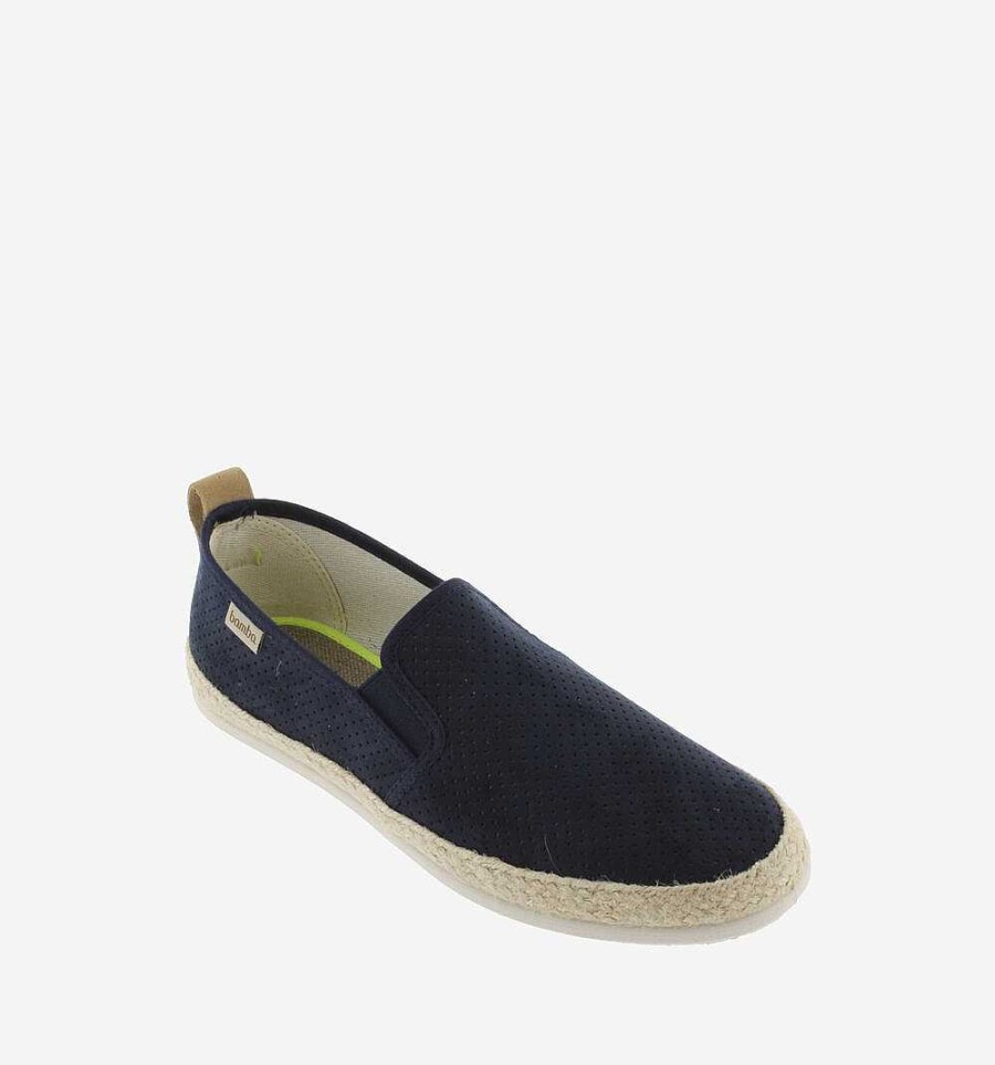 Hombre Calzados Victoria Zapatos Slip-On | Andre Perforado Ante Sintético Elástico