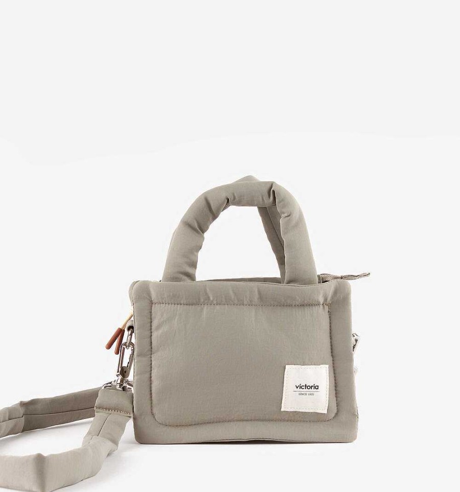 Mujer Calzados Victoria Bolsos | Bolso bandolera de nailon acolchado