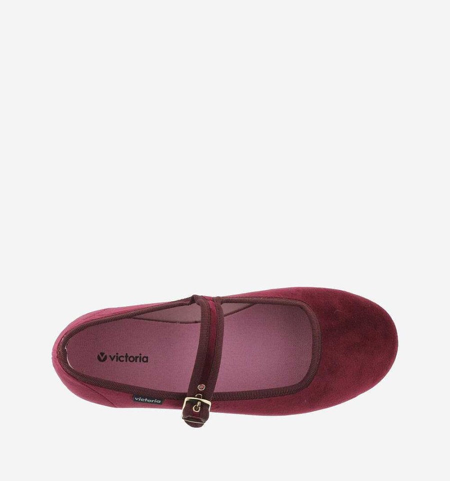 Mujer Calzados Victoria Bailarinas|Zapatos Slip-On | Mercedita Terciopelo Gong-Fu