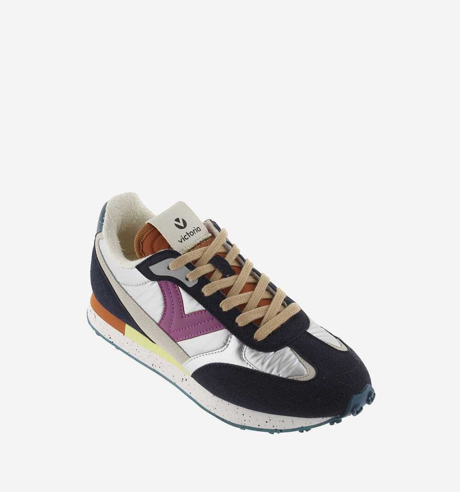 Mujer Calzados Victoria Zapatillas | Galaxia Multicolor Nylon Metal