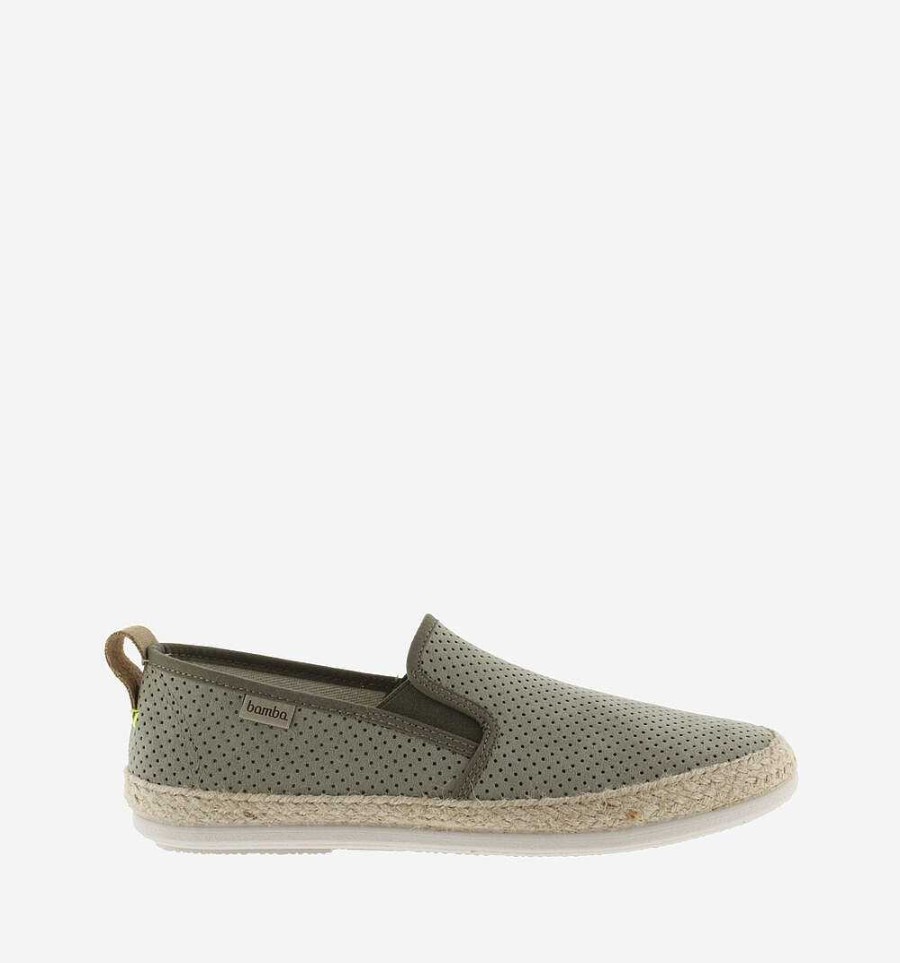 Hombre Calzados Victoria Zapatos Slip-On | Andre Perforado Ante Sintético Elástico