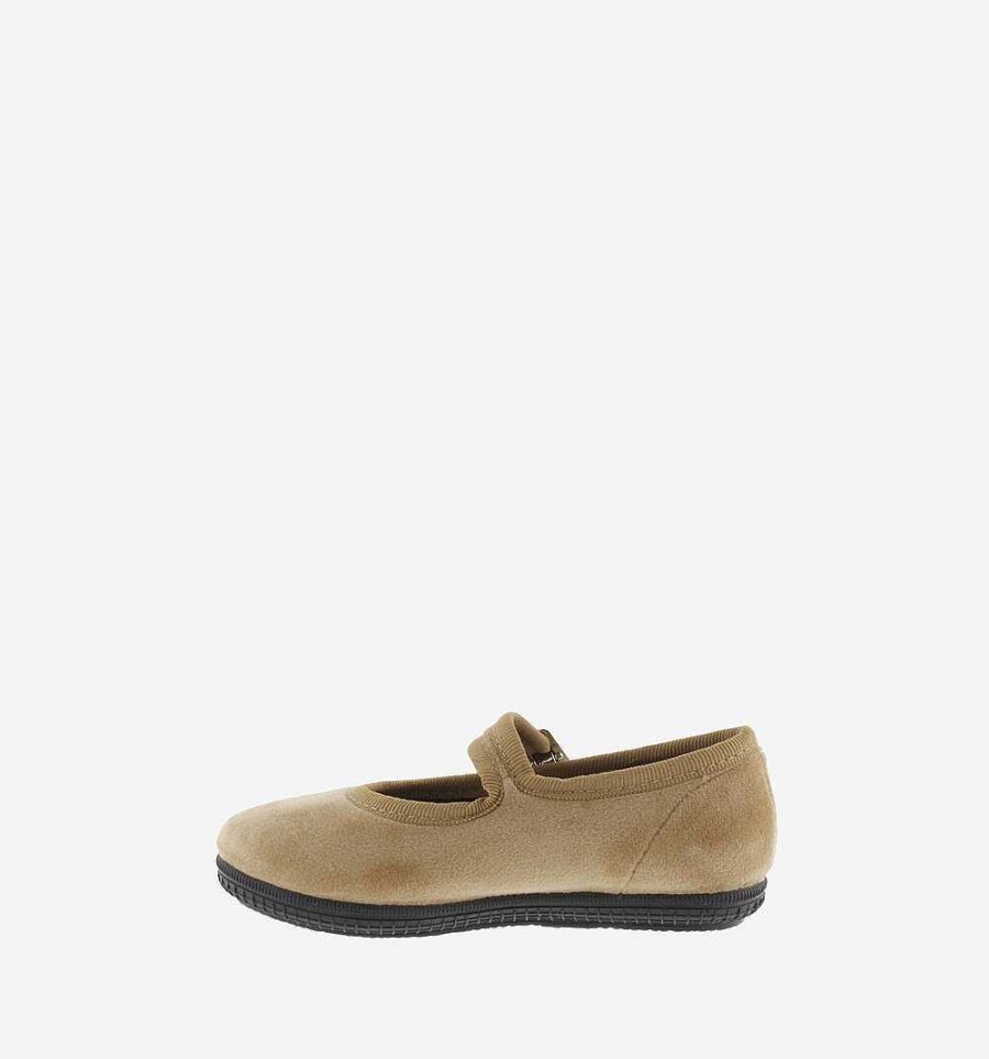 Niños|Mujer Calzados Victoria Bailarinas|Zapatos Slip-On | Mercedita Terciopelo Oda