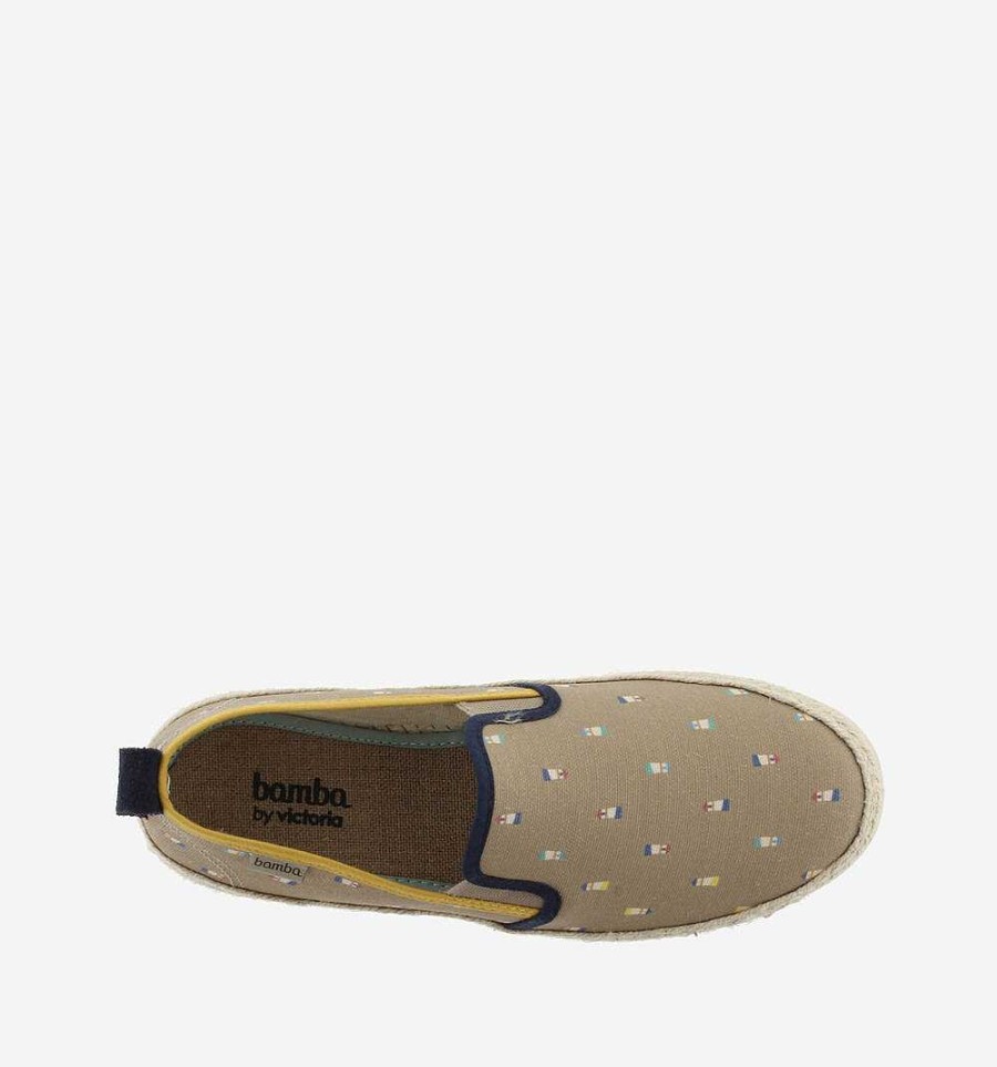 Hombre Calzados Victoria Zapatos Slip-On | Andre Lona Elástica Estampada