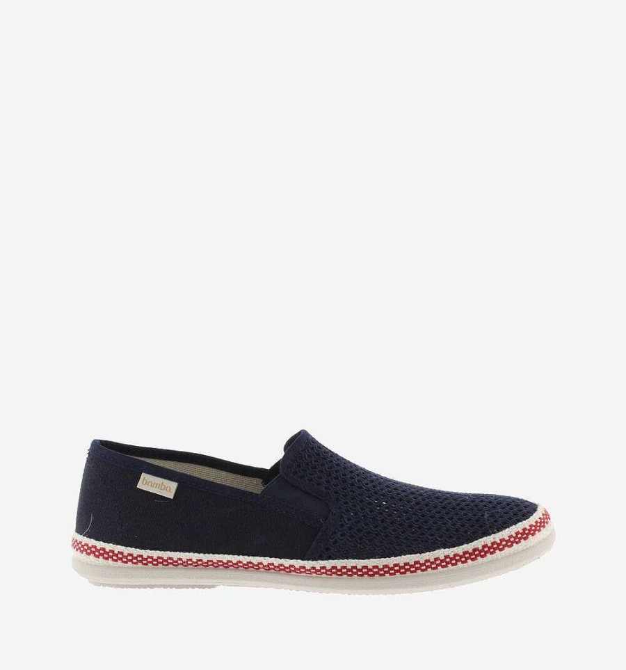 Hombre Calzados Victoria Zapatos Slip-On | Andre Malla Y Lona Elástica