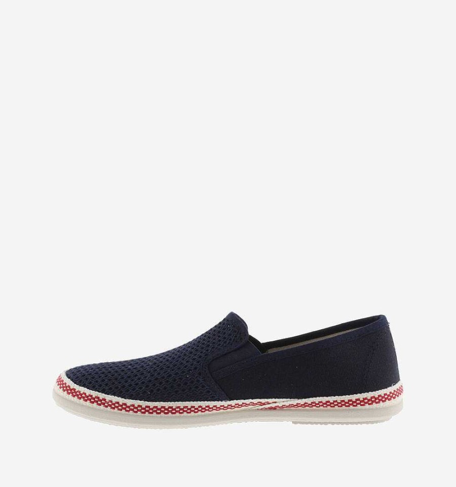 Hombre Calzados Victoria Zapatos Slip-On | Andre Malla Y Lona Elástica