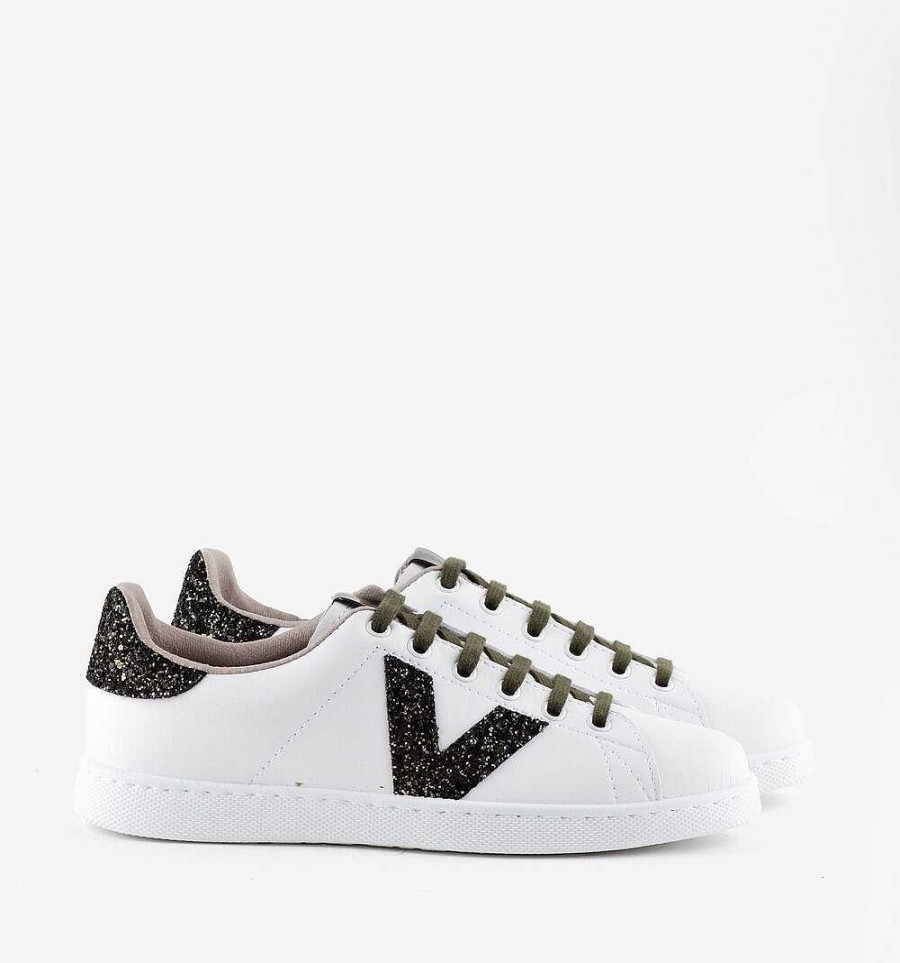 Mujer Calzados Victoria Zapatillas | Tenis Logo Brillo